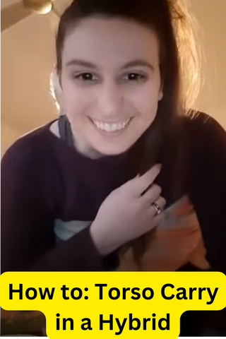 How to Torso Carry in a Hybrid half buckle baby carrier