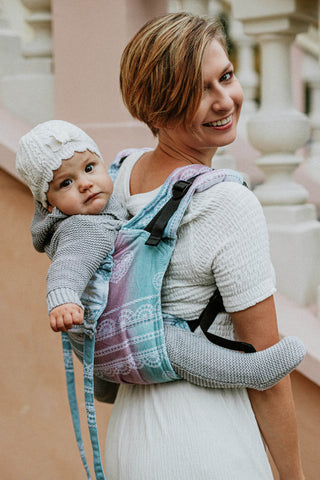 How to: High Back Carry in an Onbuhimo - Table Method