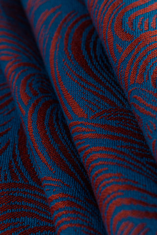 Fabric for baby carriers and wraps in design Rapunzel Swirl