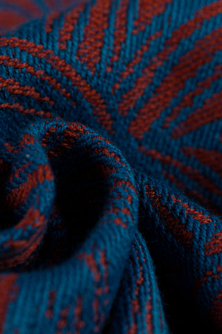 Fabric for baby carriers and wraps in design Rapunzel Swirl