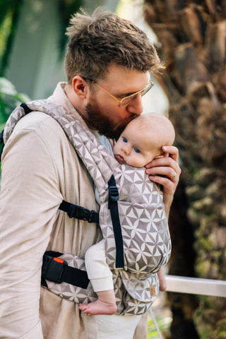 Lenny Light soft structured baby carrier Hexaflowers - Mirror