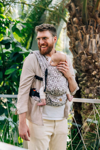 Lenny Light soft structured baby carrier Hexaflowers - Mirror