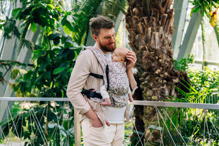 Lenny Light soft structured baby carrier Hexaflowers - Mirror