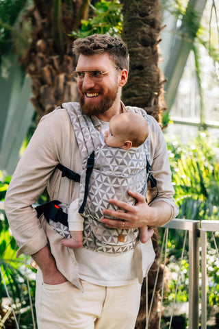 Lenny Light soft structured baby carrier Hexaflowers - Mirror