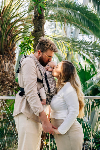 Lenny Light soft structured baby carrier Hexaflowers - Mirror