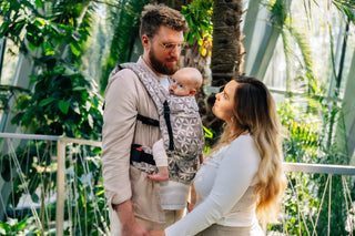 Lenny Light soft structured baby carrier Hexaflowers - Mirror