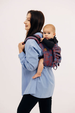 Limited edition Rapunzel Swirl design onbuhimo waist-less baby carrier