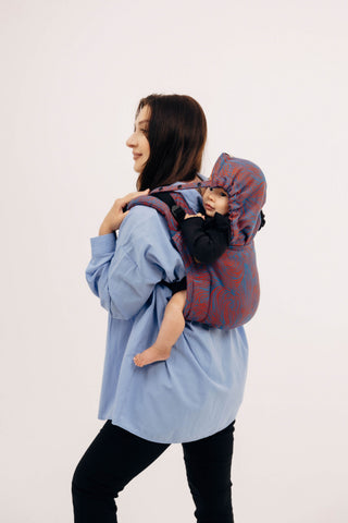 Limited edition Rapunzel Swirl design onbuhimo waist-less baby carrier