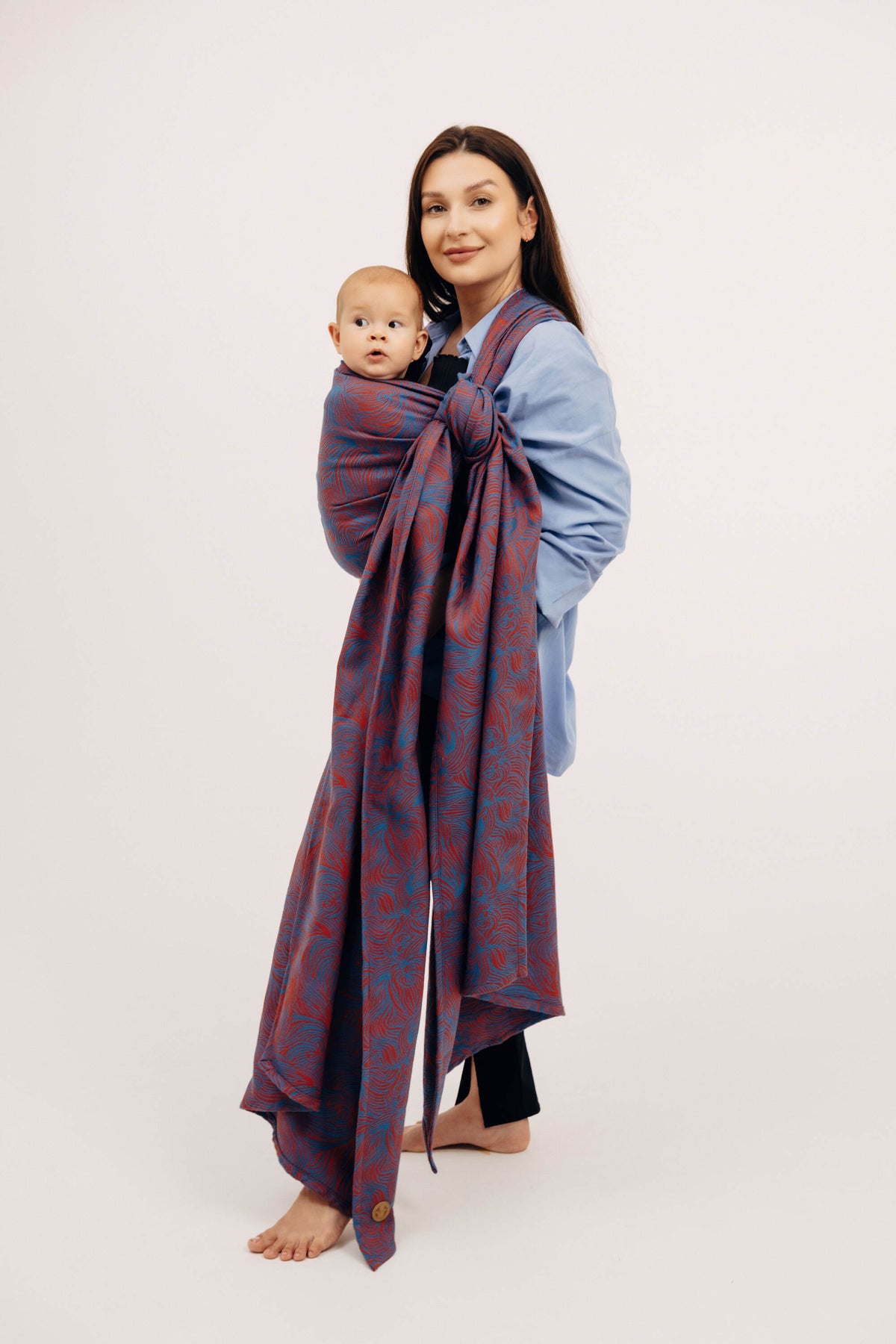 LE* *New* Long Woven Wrap, Rapunzel - Swirl – Mama & Roo