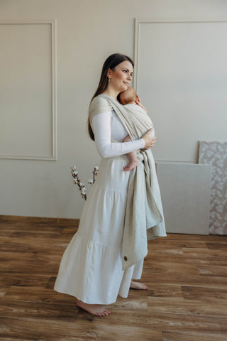 Long woven baby wrap in luxury limited edition design Airy
