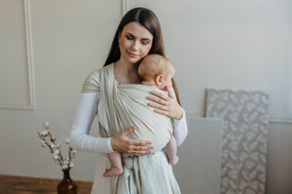 Long woven baby wrap in luxury limited edition design Airy