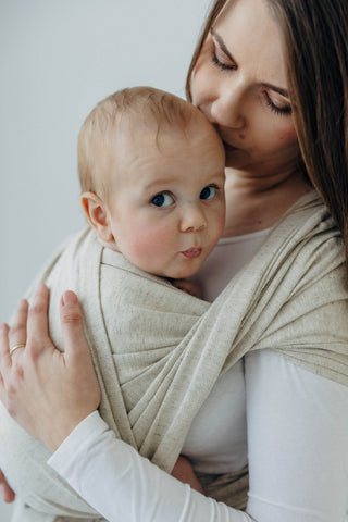 Long woven baby wrap in luxury limited edition design Airy