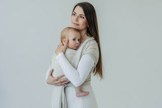 Long woven baby wrap in luxury limited edition design Airy