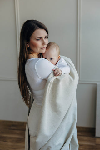 Long woven baby wrap in luxury limited edition design Airy