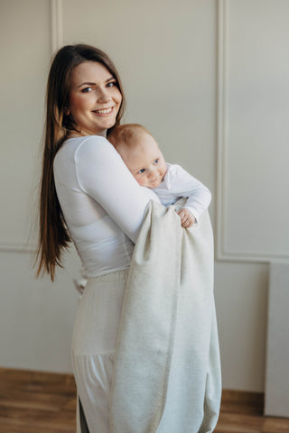 Long woven baby wrap in luxury limited edition design Airy