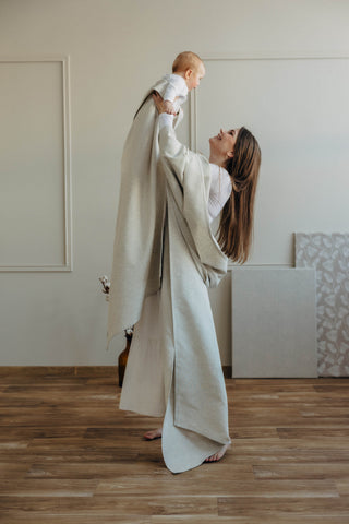 Long woven baby wrap in luxury limited edition design Airy