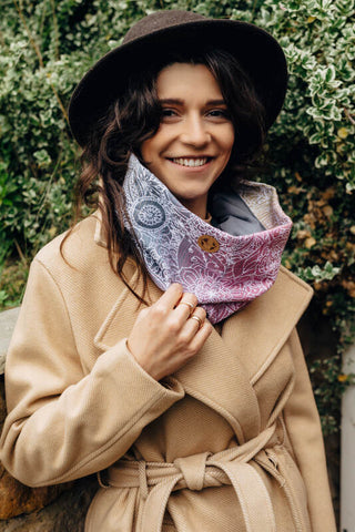 Wild Wine Vineyard & Anthracite Snood