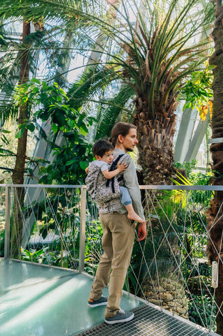 Lenny Light soft structured baby carrier Hexaflowers - Mirror