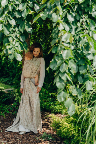 Long Woven Wrap, Infinity - Golden Hour