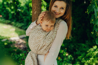 Long Woven Wrap, Infinity - Golden Hour