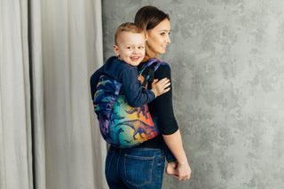 Preschool size wrap conversion waist-less onbuhimo baby backpack carrier in design Jurassic Park - New Era.