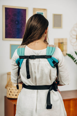 LennyLight - Pastels with newborn in carrier