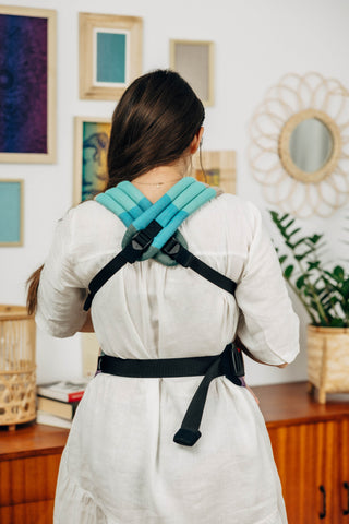 LennyLight - Pastels with newborn in carrier