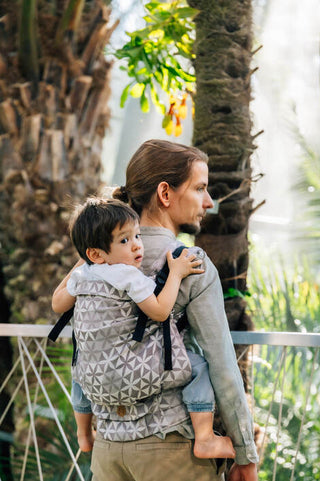 Lenny Light soft structured baby carrier Hexaflowers - Mirror