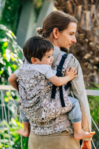 Lenny Light soft structured baby carrier Hexaflowers - Mirror