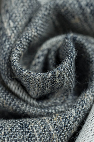 *LE* Long Woven Wrap, Birdy - White Noise *Clearance*