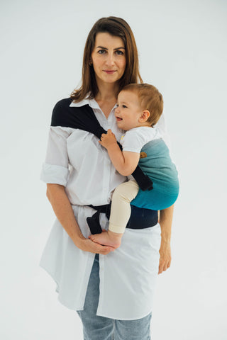 LennyHip Hip sling baby carrier in airglow design