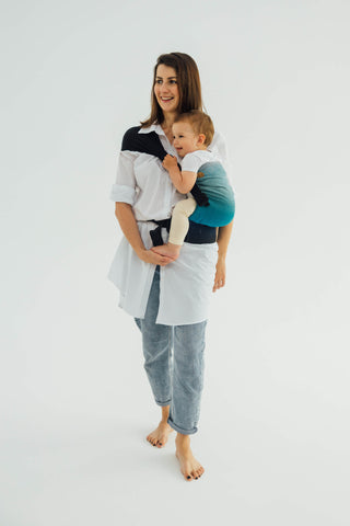LennyHip Hip sling baby carrier in airglow design