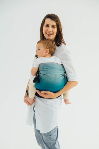 LennyHip Hip sling baby carrier in airglow design