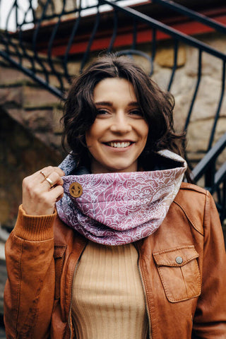 Wild Wine Vineyard & Anthracite Snood