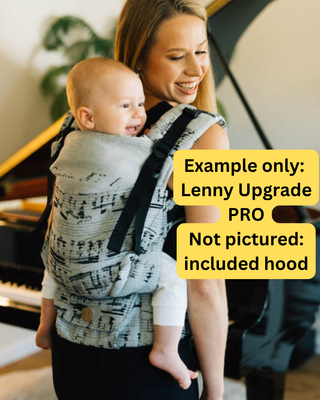 A sample image of a Lenny Upgrade PRO (hood removed)- this is not the design you will receive, this is an example of what the carrier style looks like. You will receive this carrier in the chosen preorder design for this listing.