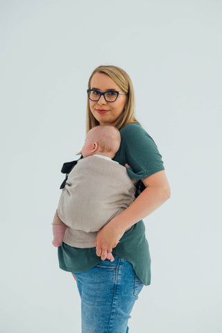 LennyHip Hip sling baby carrier in Peanut Butter pattern