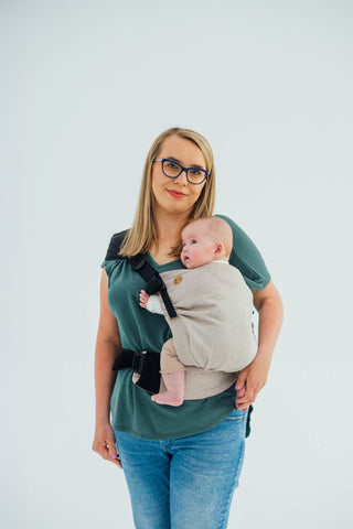 LennyHip Hip sling baby carrier in Peanut Butter pattern