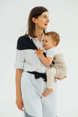 LennyHip Hip sling baby carrier in Peanut Butter pattern