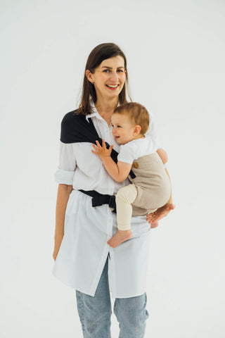 LennyHip Hip sling baby carrier in Peanut Butter pattern