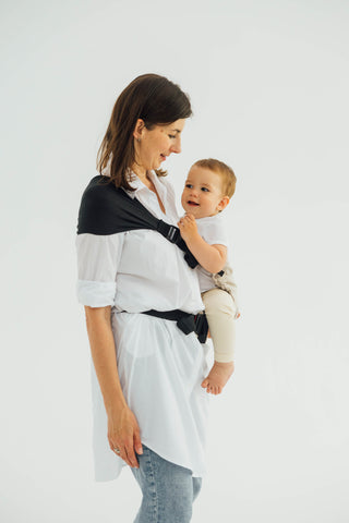 LennyHip Hip sling baby carrier in Peanut Butter pattern