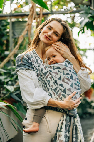 Long Woven Wrap  in Eagle Rock - Hike print