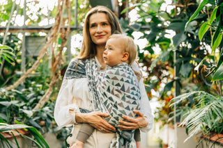 Long Woven Wrap  in Eagle Rock - Hike print