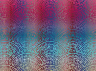 Peacock's Tail Blaze - simulated flat lay