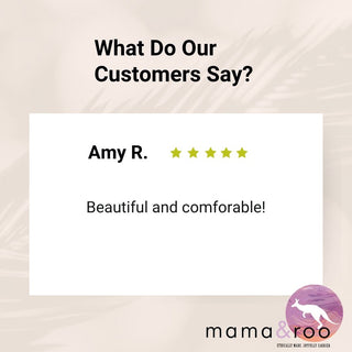5 Star Review for the LennyLamb LennyTwin baby carrier for twins. Amy said, "Beautiful and comfortable!"