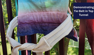Girasol WrapMySol Demonstrating Tie-Belt in Top Tunnel