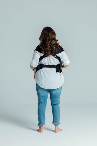 LennyTwin twin carrier and hip sling in the airglow design