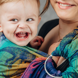 Ring Sling, Jurassic Park - New Era, gathered