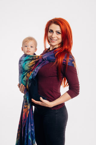 Long woven wrap in Jurassic Park - New Era print