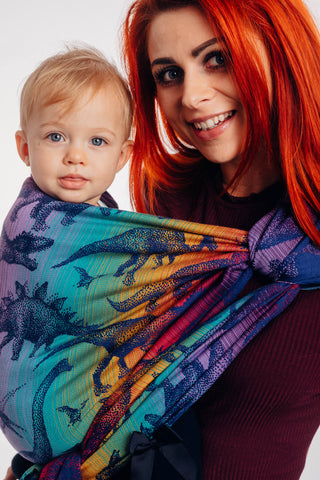 Long woven wrap in Jurassic Park - New Era print