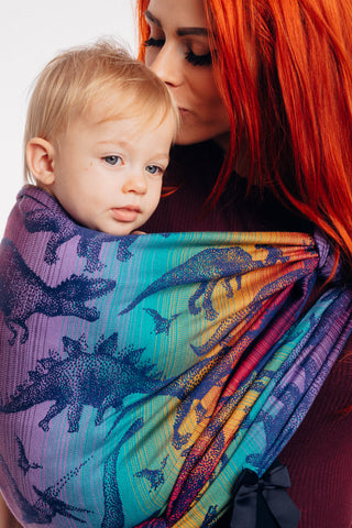 Long woven wrap in Jurassic Park - New Era print